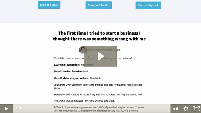 Bryan Harris Wistia video