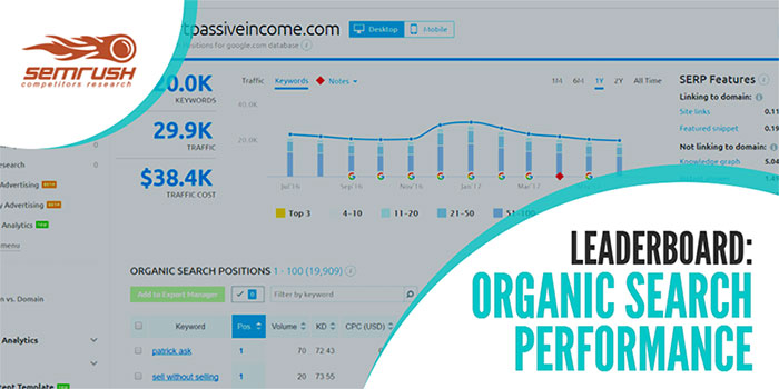 Organic Search Performance Leaderboard