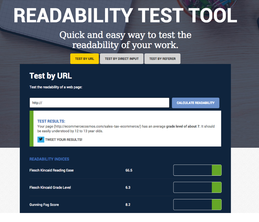 WebFX content analysis tool