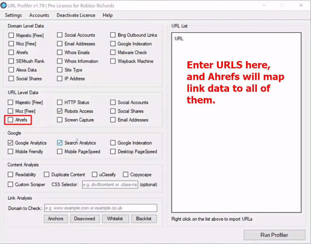 Ahrefs API Ahrefs API