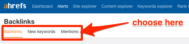 Ahrefs Alert report Ahrefs Alert report