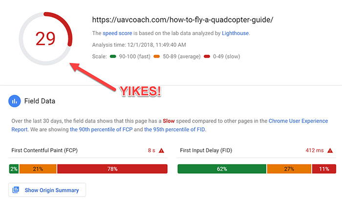 Google Page Speed Insights tool Google Page Speed Insights tool