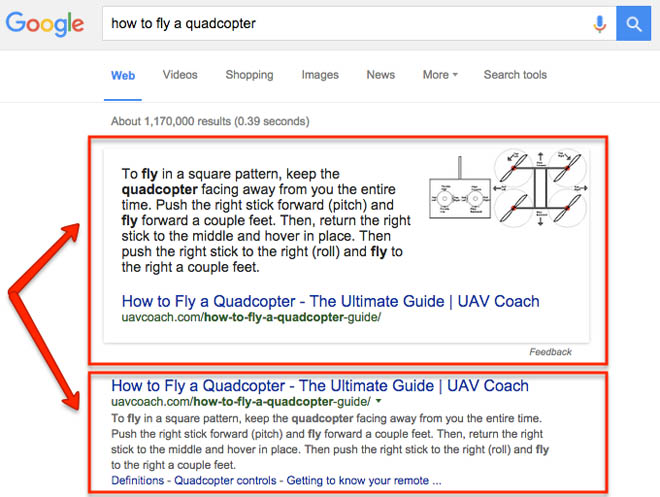 Screenshot of keyword rankings Screenshot of keyword rankings