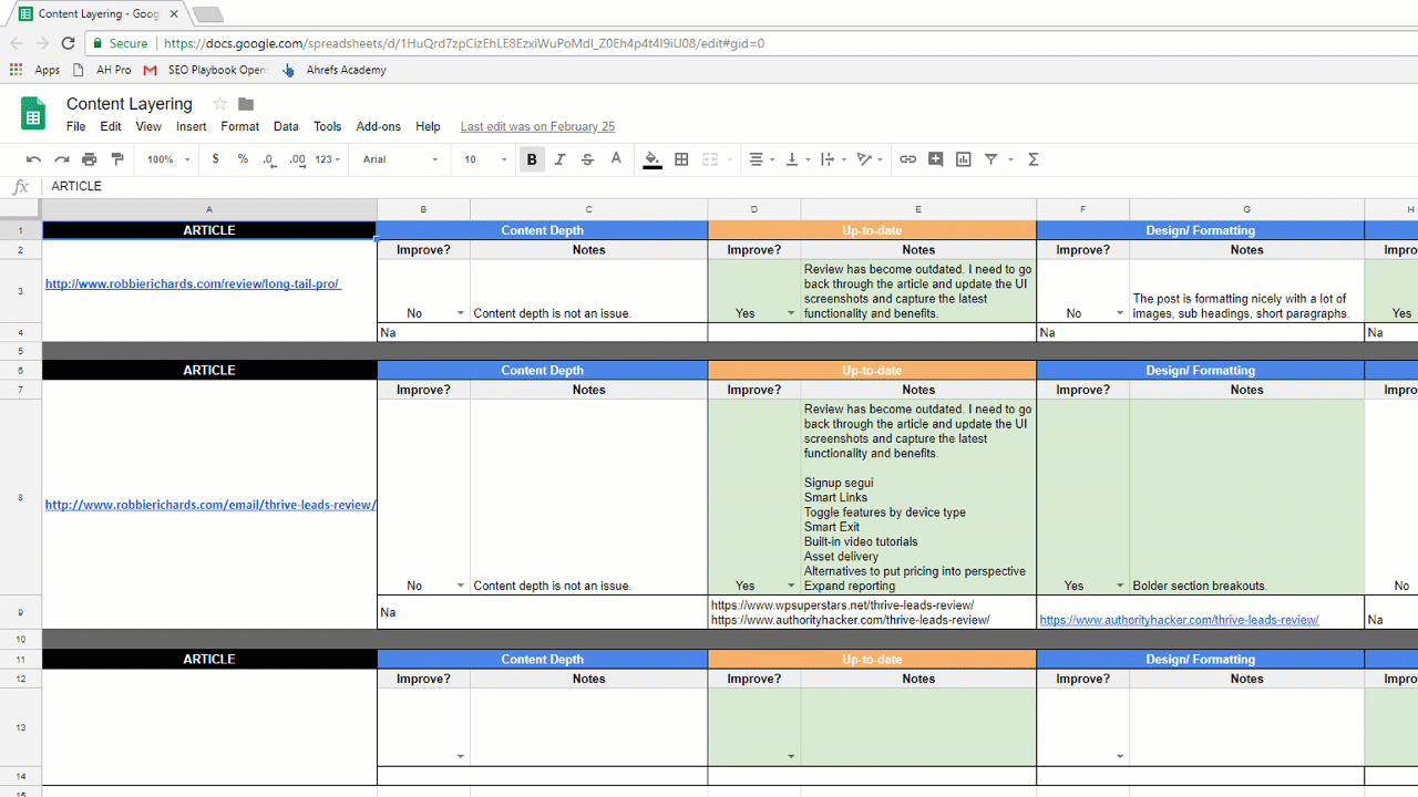 Content Layering framework