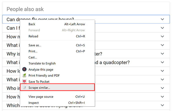 Scrape Similar Scrape Similar