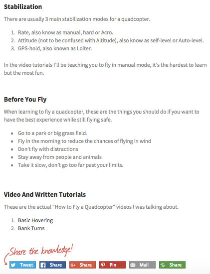 Example of poor content quality Example of poor content quality