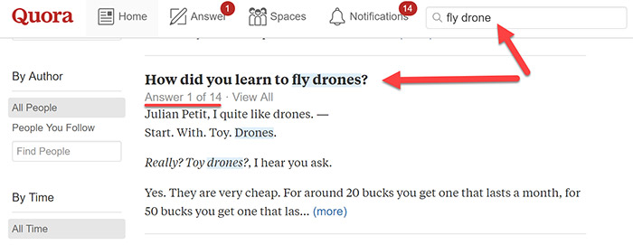 Searching within Quora Searching within Quora