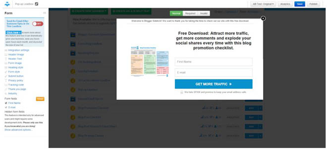 Creating a LeadBox in LeadPages copy