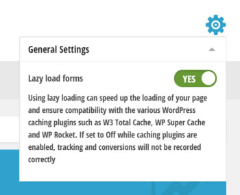 Thrive leads lazy loading