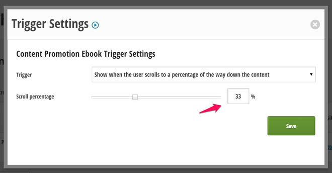 Thrive leads slide-in form trigger
