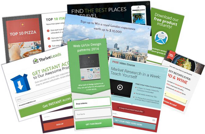 Thrive Leads template gallery