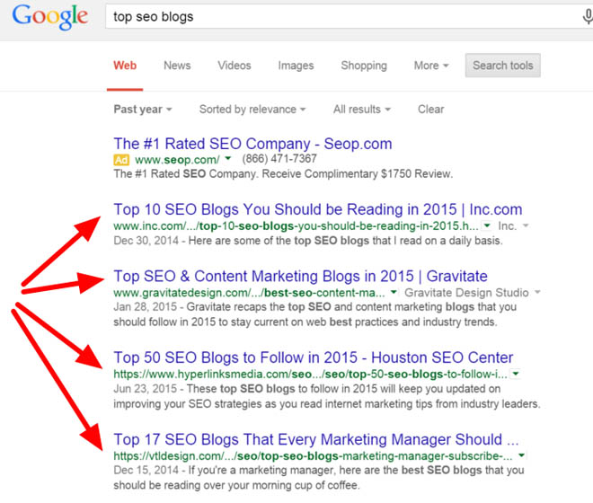 Reverse engineering competitor list building