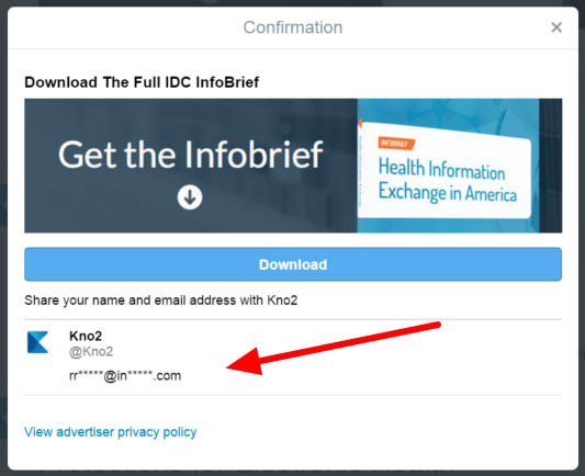 List building with lead generation cards