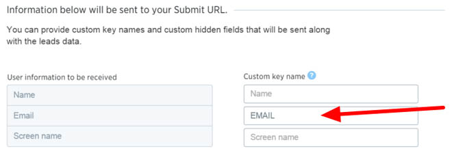 mailchimp submit url