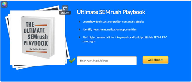 Semrush feature box
