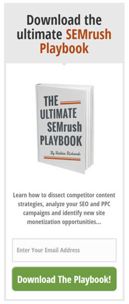 Semrush sidebar opt-in