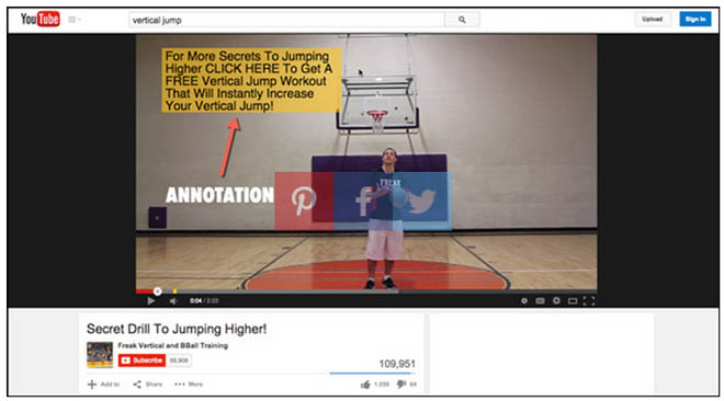 List building with YouTube cards