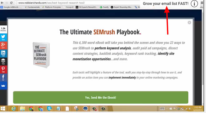 List building with YouTube cards