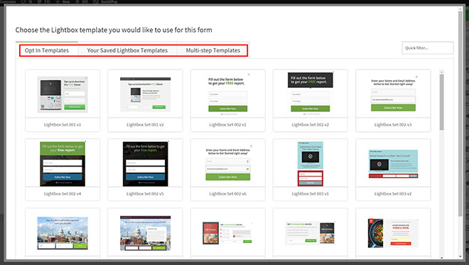 Thrive Leads Opt-in Templates
