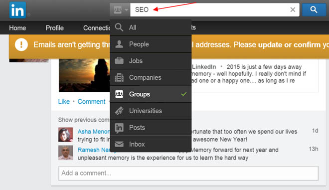 Promote your giveaway in LinkedIn groups