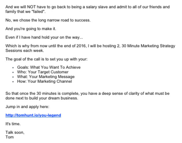 Autoresponder email 5