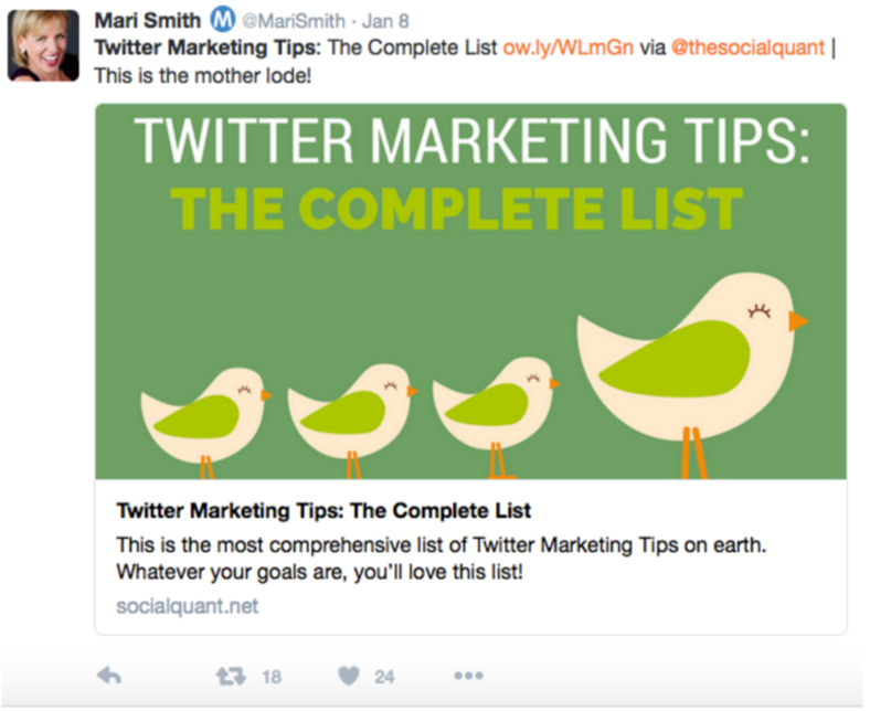 Mari Smith sharing Josue post