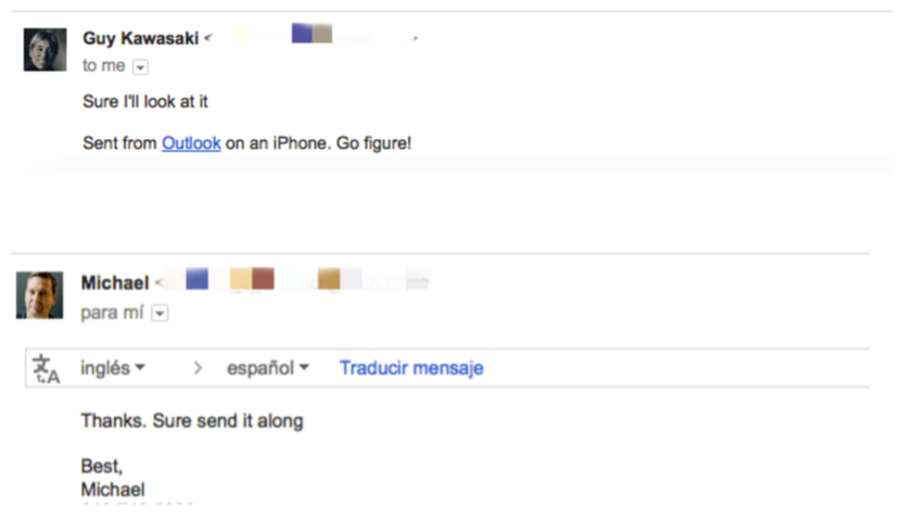 Viral marketing case study - email outreach responses