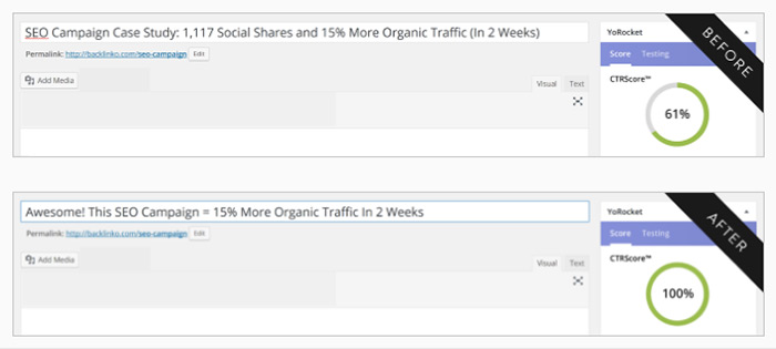 Brian Dean CTR test variables