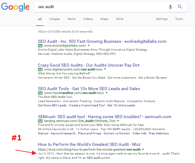 Parasite SEO example