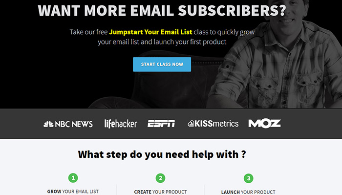 Bryan Harris Upside Down homepage design