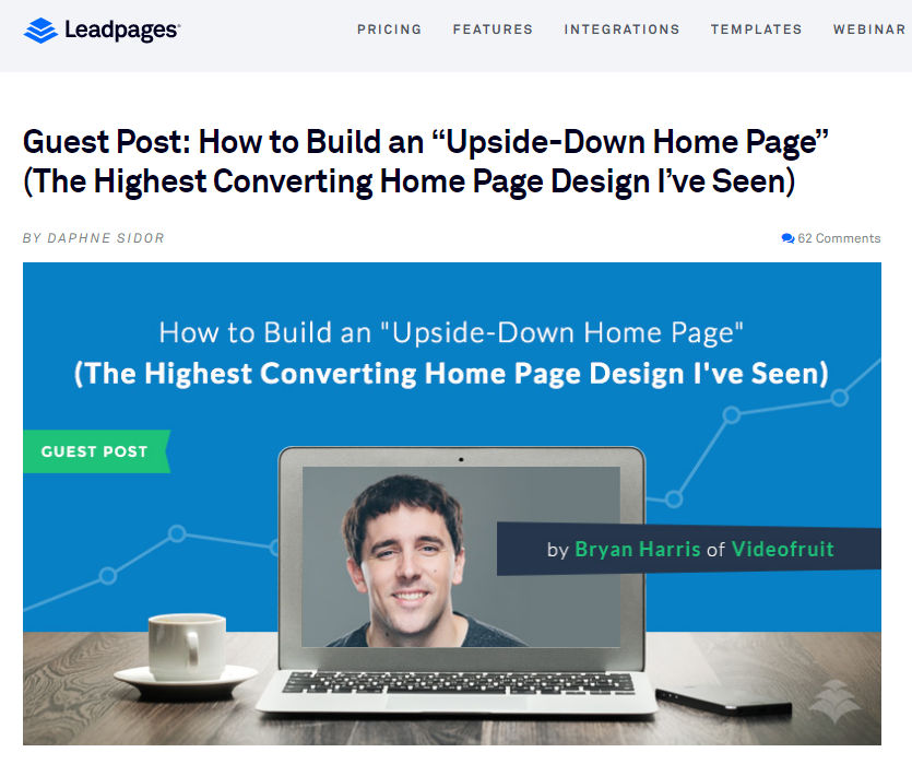 Bryan Harris article on LeadPages