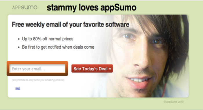 Appsumo - growth hack