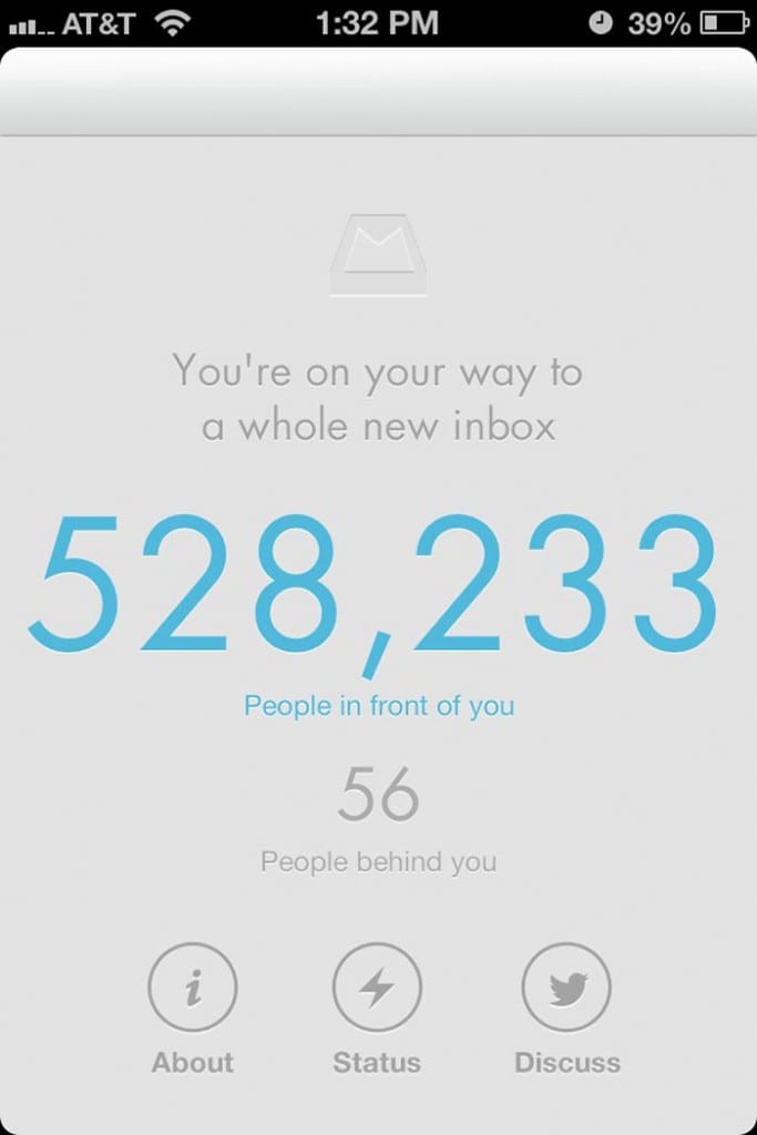 Mailbox waiting list