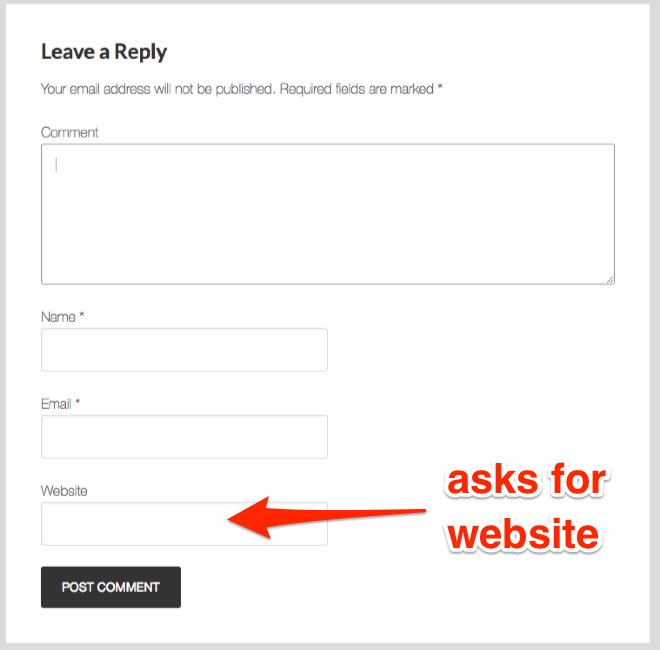 Website comment blox