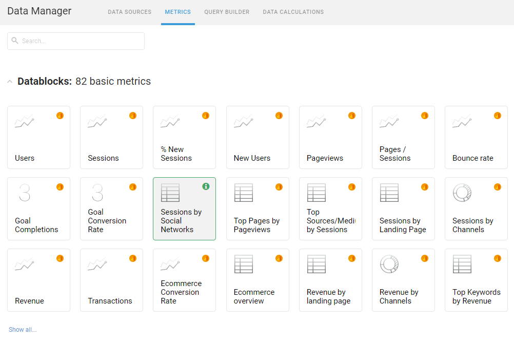 Datablocks Datablocks