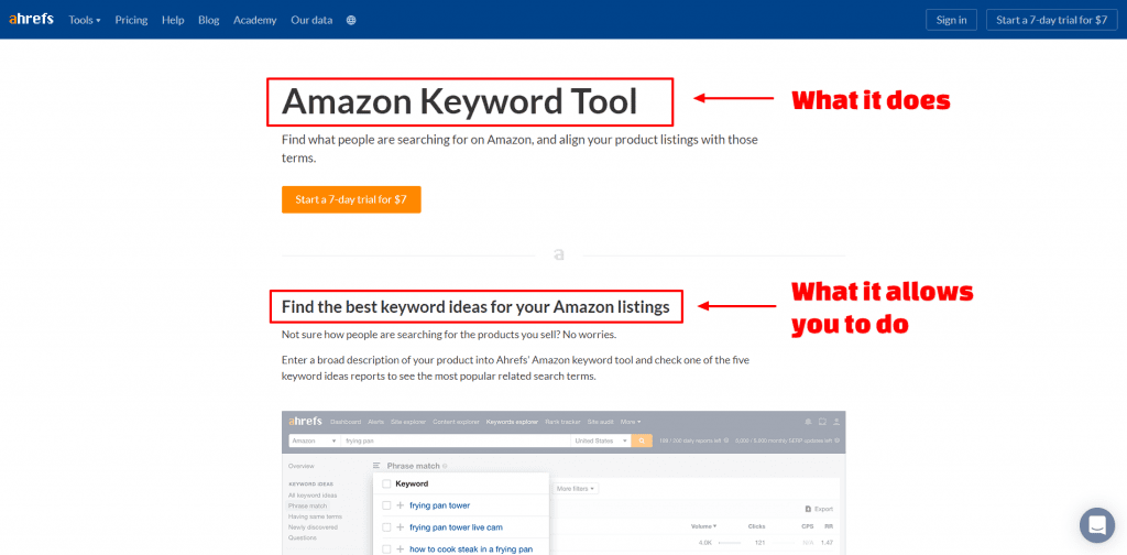 Content framework example for a startup