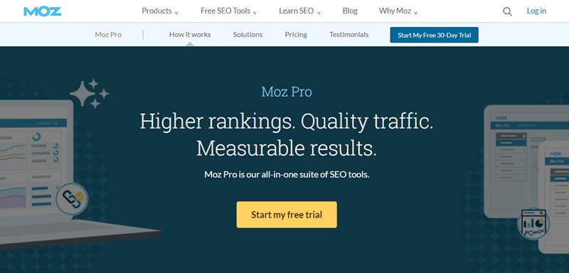 Moz SEO software